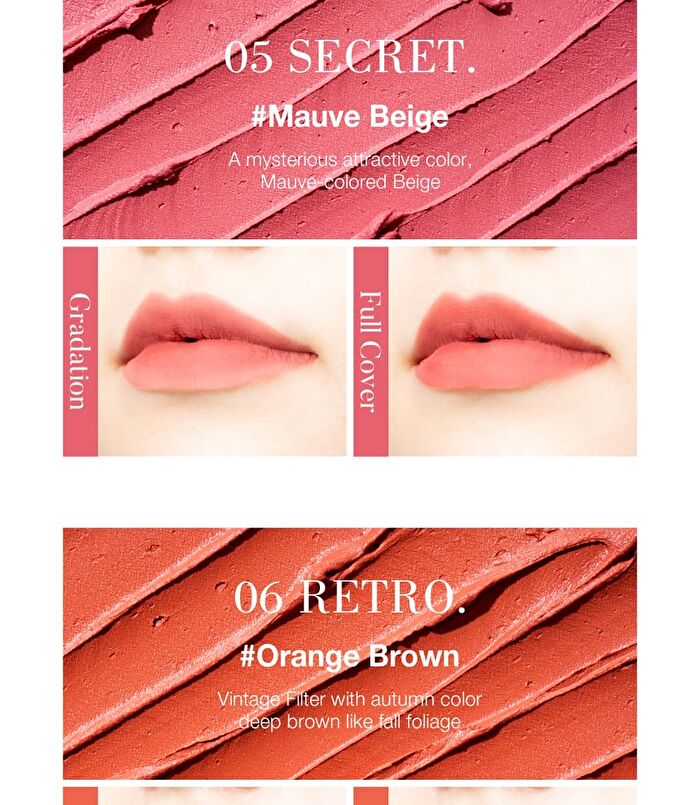 Deep Velvet Tint - 6 Colors - #02 Luxe