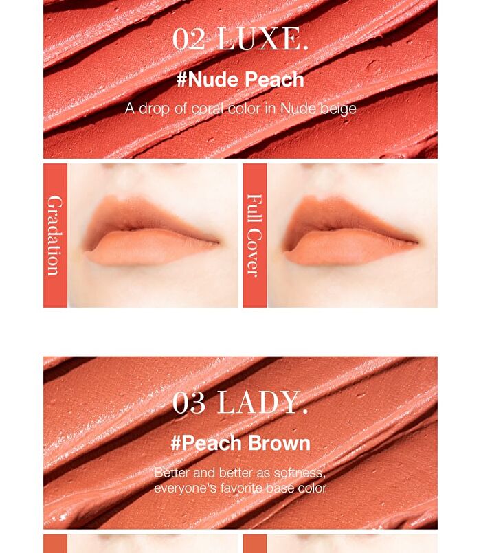 Deep Velvet Tint - 6 Colors - #03 Lady