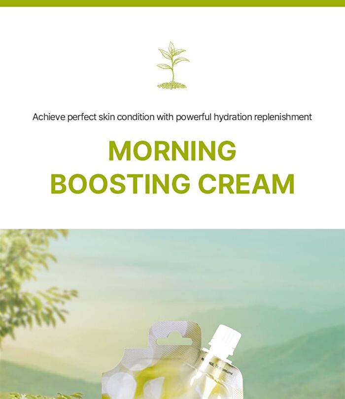Morning Boosting Cream Spout Pouch Set - 25g x 10 pcs