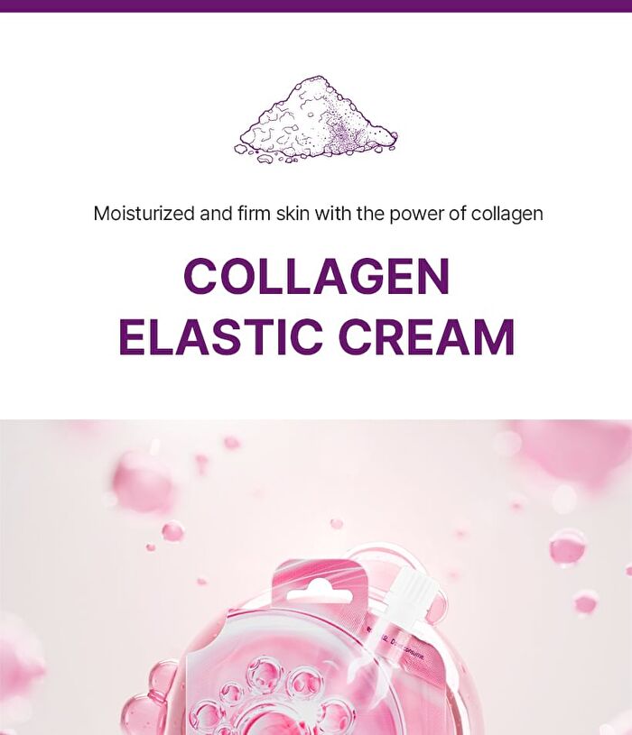 Collagen Elastic Cream Spout Pouch Set - 25g x 10 pcs