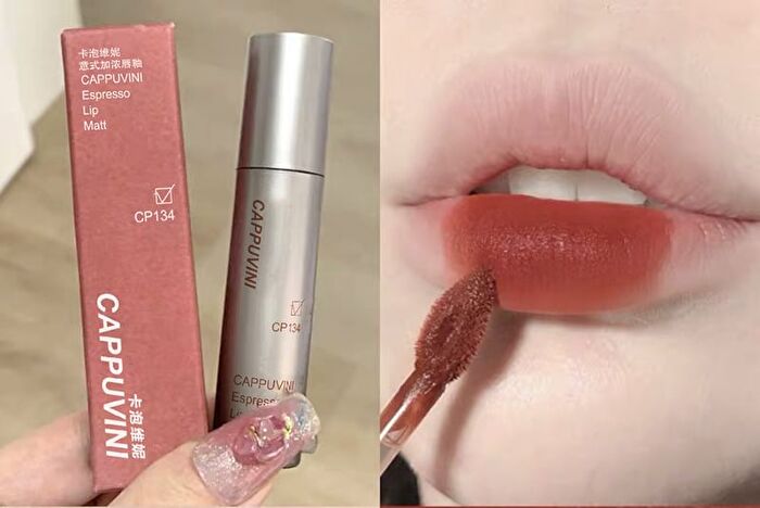 Matte Espresso Velvet Lip Glaze - 8 Colors - 07# - 3.2g