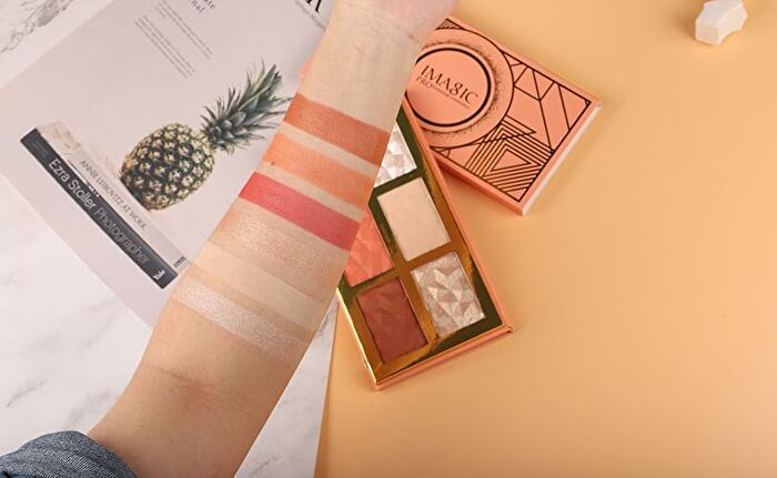 6 Colours Highlight / Blush / Contour Palette - 6 Colours Palette - 24g