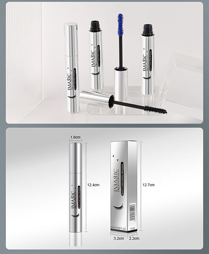 Imagic Silver Tube Multi-Functional Mascara - 2 Colours - #01 Black - 6ml