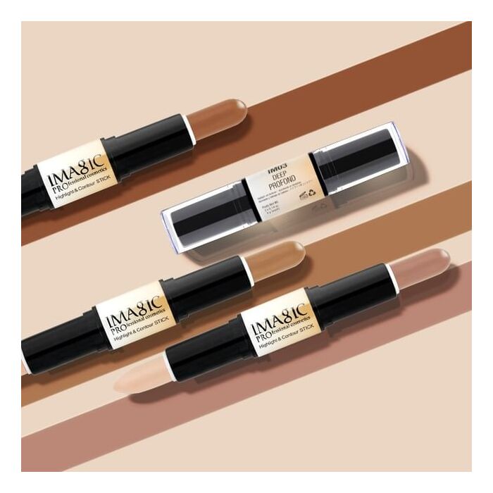 Imagic Dual Head Highlight & Contour Stick - 3 Colours - #02 - 4g