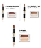 Imagic Dual Head Highlight & Contour Stick - 3 Colours - #03 - 4g
