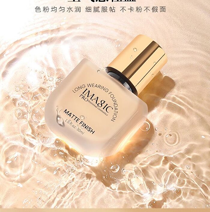 Imagic Matte Finish Long Wearing Foundation - 6 Shades - #1390 Fair - 30ml