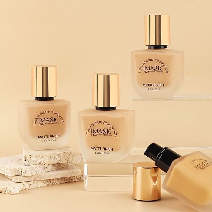 Imagic Matte Finish Long Wearing Foundation - 6 Shades - #1390 Fair - 30ml