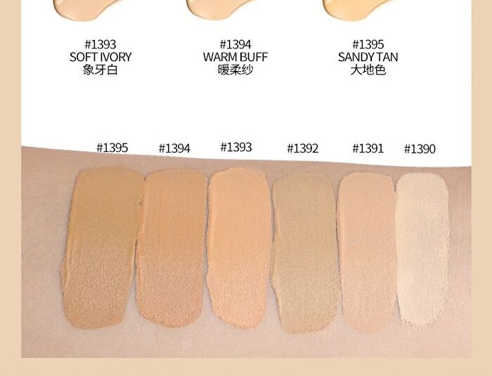 Matte Finish Long Wearing Foundation - 6 Shades - #1395 Sandy Tan - 30ml