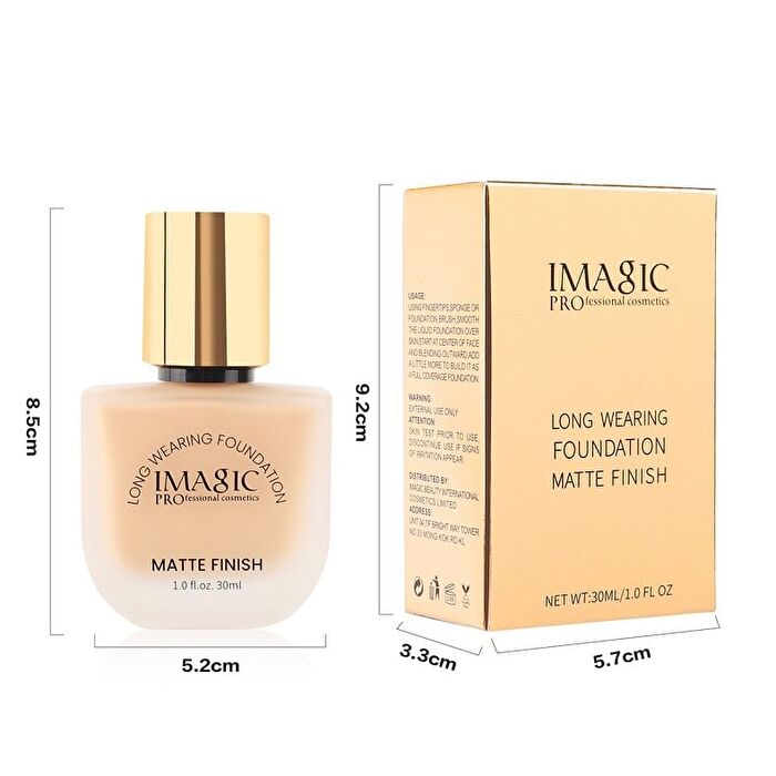 Matte Finish Long Wearing Foundation - 6 Shades - #1392 Neutral - 30ml