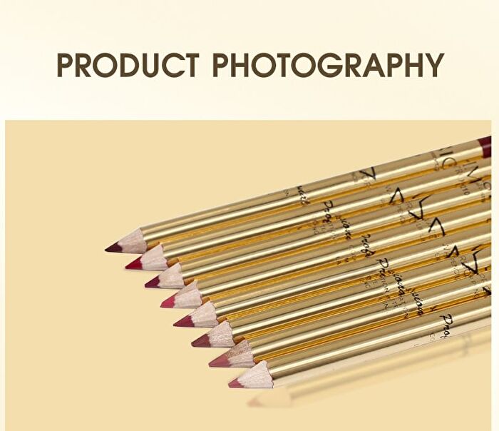 Imagic 8 Colours Golden Silky Lip Liner Pencil Kit - 1 Box (8 Colours)