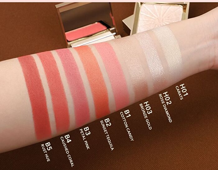 Imagic Monochrome Blusher / Highlighter - 8 Colours - #H02 Rose Diamond - 8.8g