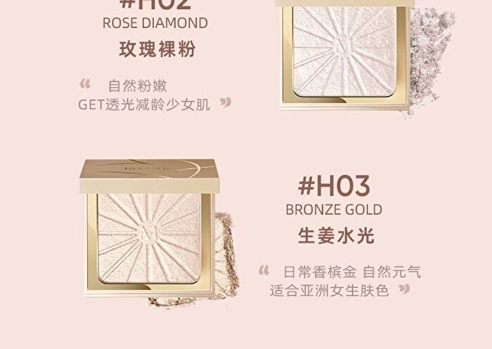 Monochrome Blusher / Highlighter - 8 Colours - #B1 Cotton Candy - 8.8g