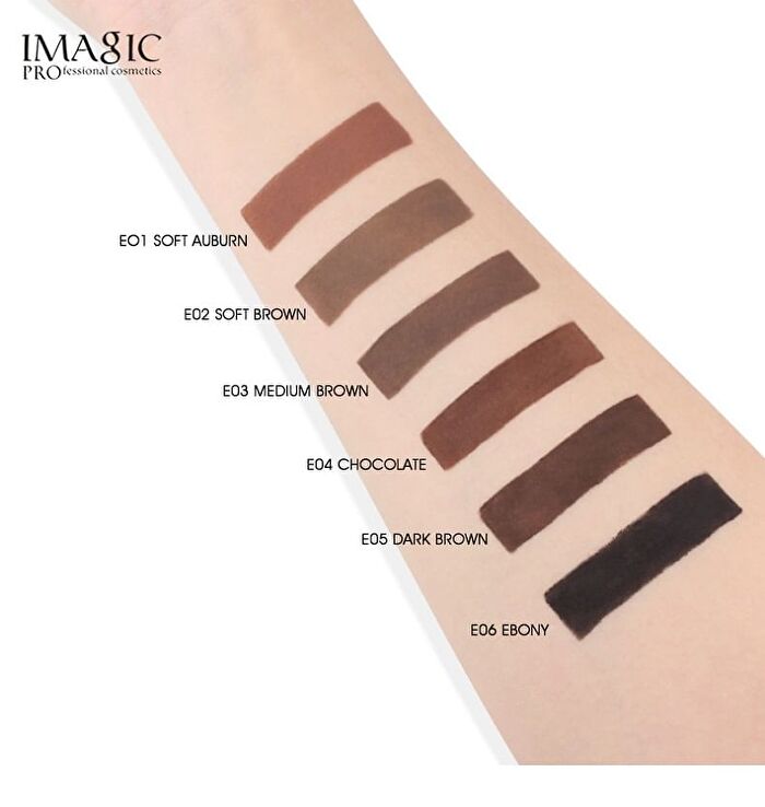 Imagic Tinted Eyebrow Pomade - 6 Colours - #E06 Ebony - 4g