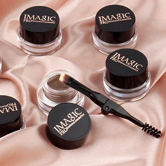 Imagic Tinted Eyebrow Pomade - 6 Colours - #E06 Ebony - 4g