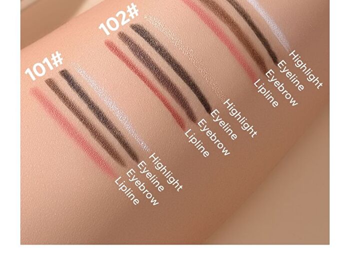4 in 1 Makeup Pen (Highlighter / Eyeliner / Eyebrow / Lip Liner) - #102