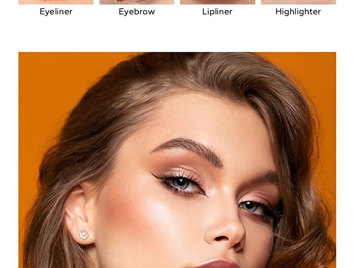 4 in 1 Makeup Pen (Highlighter / Eyeliner / Eyebrow / Lip Liner) - #102
