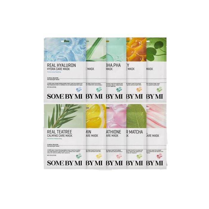 Real Care Mask - 10 Types - 2024 Version - Super Matcha Pore