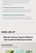 Real Care Mask - 10 Types - 2024 Version - AHA BHA PHA Calming