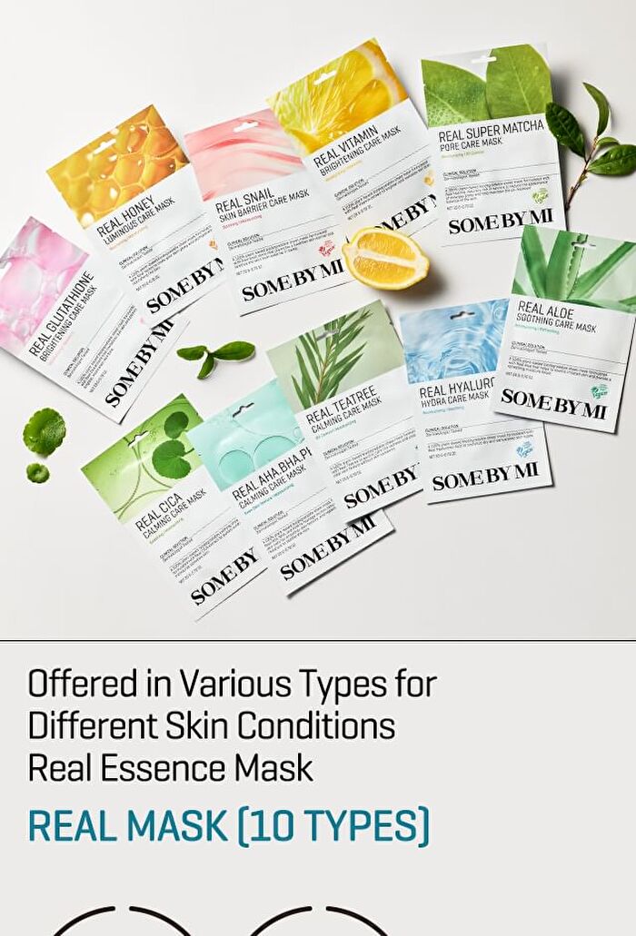 Real Care Mask - 10 Types - Teatree Calming