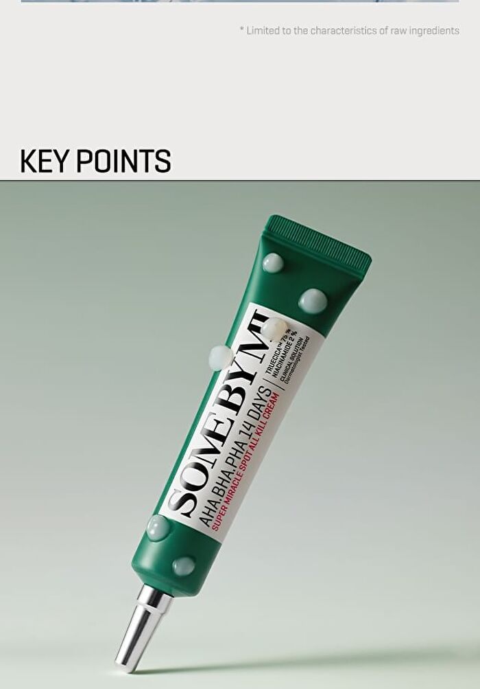 AHA, BHA, PHA 14 Days Super Miracle Spot All Kill Cream - 2024 Version - 30ml