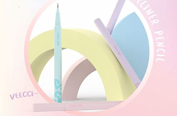 Veecci Colorful Liquid Eyeliner / Smiling Aegyosal Eyeliner - 4 Colors - D02# Chocolate Brown - 0.6ml