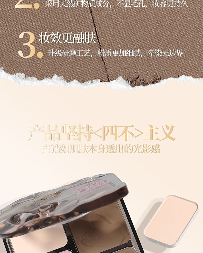 Veecci Freely Painted Highlighter & Shading - 3 Types - V02 - 9g