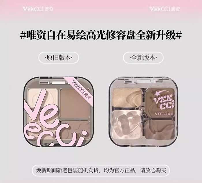 Veecci Freely Painted Highlighter & Shading - 3 Types - V01 - 9g