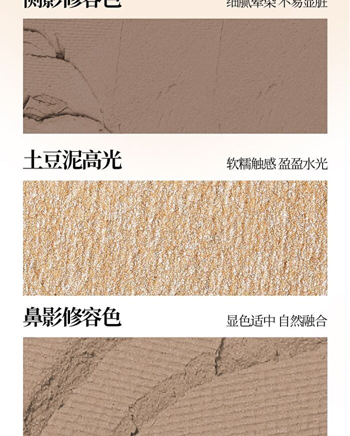 Veecci Freely Painted Highlighter & Shading - 3 Types - V01 - 9g