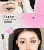 Veecci Freely Painted Liquid Eyebrow Pencil - 3 Colors - S02 Taupe Brown - 0.55ml