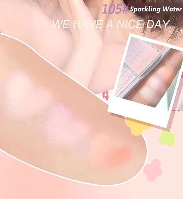 Hold Live Three Colors Blusher (3-5) - #103 Pink Orange - 13g