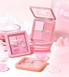 Hold Live 4 Colors Blusher Palette (1-2) - #H01 Strawberry Peach - 11.5g