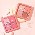 Hold Live 4 Colors Blusher Palette (1-2) - #H01 Strawberry Peach - 11.5g