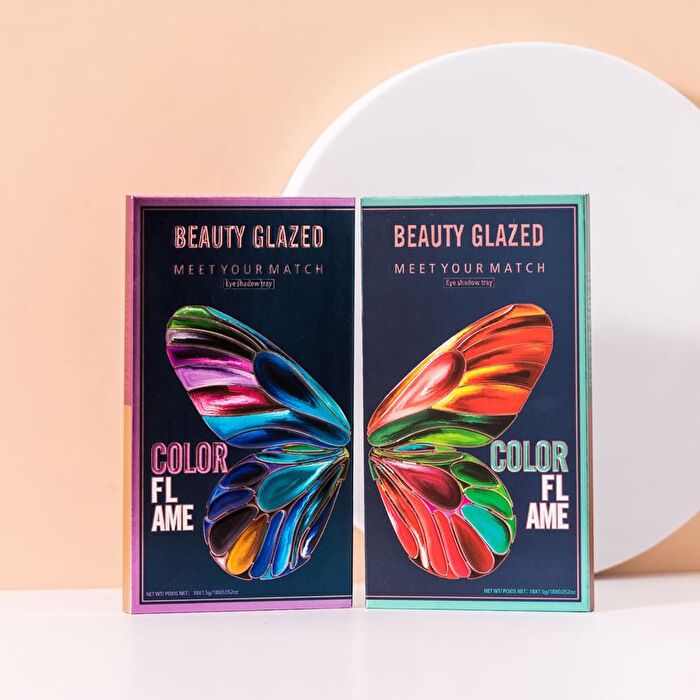 Beauty Glazed Color Flame Butterfly Eyeshadow Palette (18 Colours) - #B110