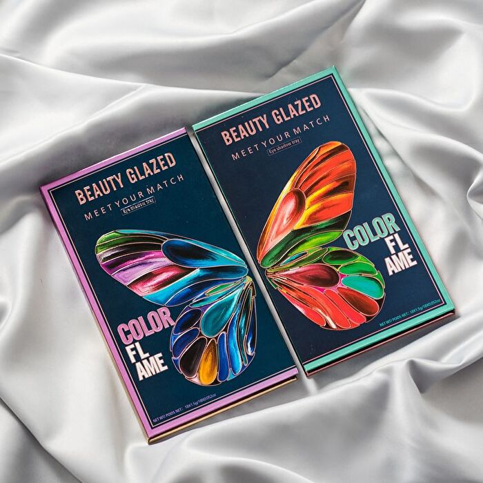 Beauty Glazed Color Flame Butterfly Eyeshadow Palette (18 Colours) - #B111