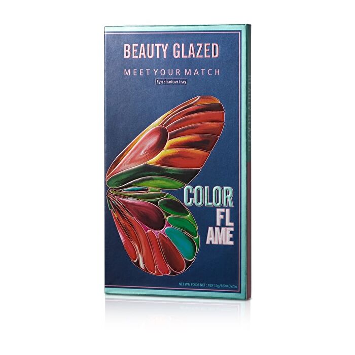 Beauty Glazed Color Flame Butterfly Eyeshadow Palette (18 Colours) - #B111