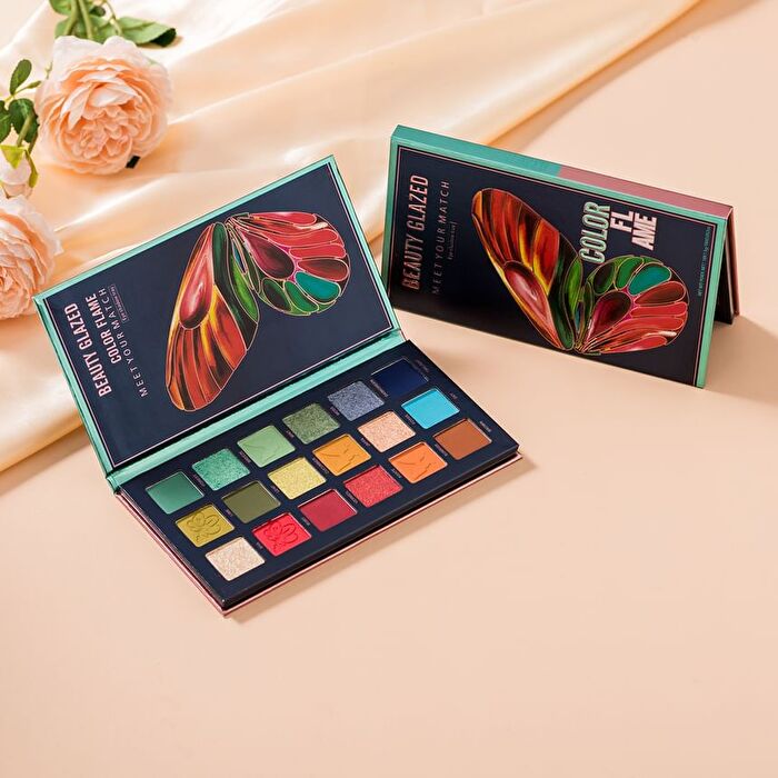 Beauty Glazed Color Flame Butterfly Eyeshadow Palette (18 Colours) - #B111