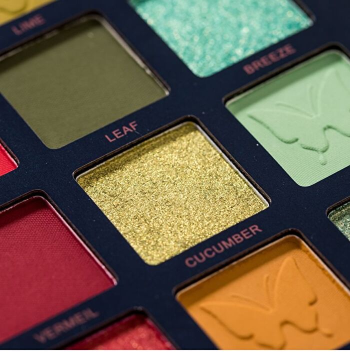 Beauty Glazed Color Flame Butterfly Eyeshadow Palette (18 Colours) - #B111