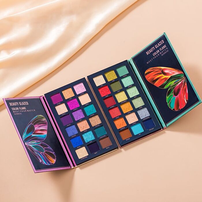 Beauty Glazed Color Flame Butterfly Eyeshadow Palette (18 Colours) - #B111