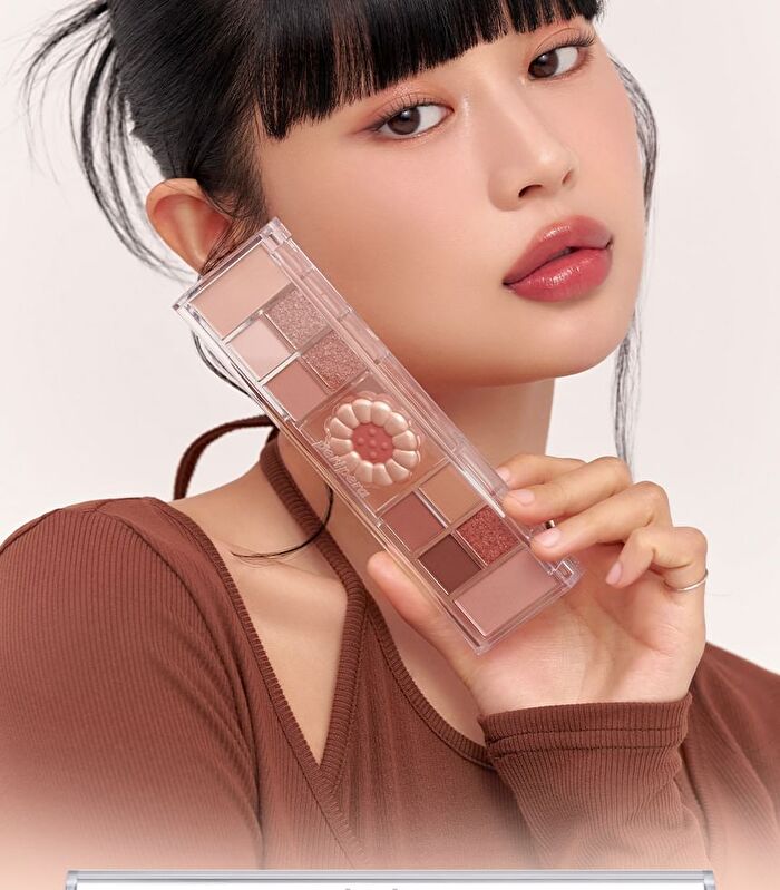 peripera All Take Mood Like Palette Night Peri Friends Edition - #04 Cool Blush