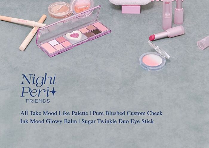 peripera All Take Mood Like Palette Night Peri Friends Edition - #04 Cool Blush