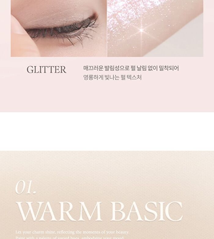 Mood Shadow Palette Color Atelier Collection - 4 Colors - #03 Spring Coral