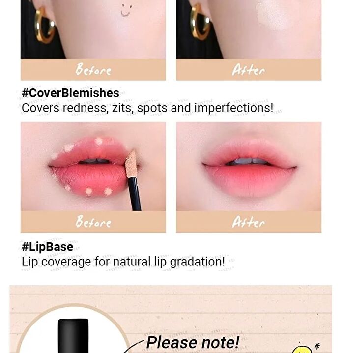peripera Double Longwear Cover Concealer - 5 Colors - #0.7 Porcelain
