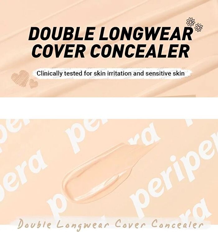 peripera Double Longwear Cover Concealer - 5 Colors - #0.7 Porcelain