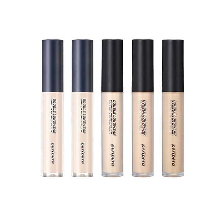 peripera Double Longwear Cover Concealer - 5 Colors - #0.7 Porcelain