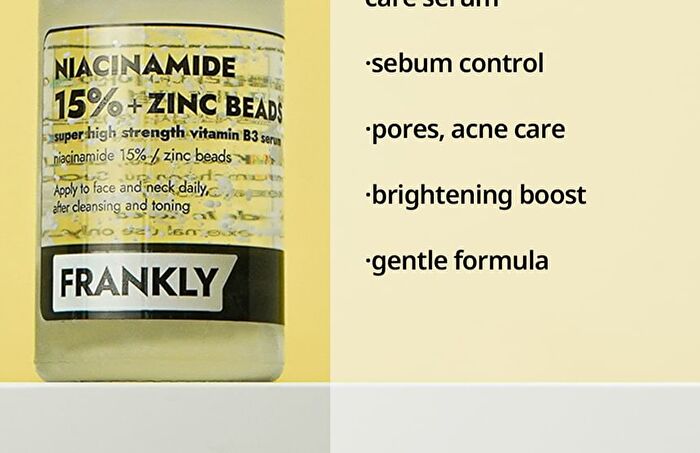 Frankly Niacinamide 15% + Zinc Beads Serum - 30ml
