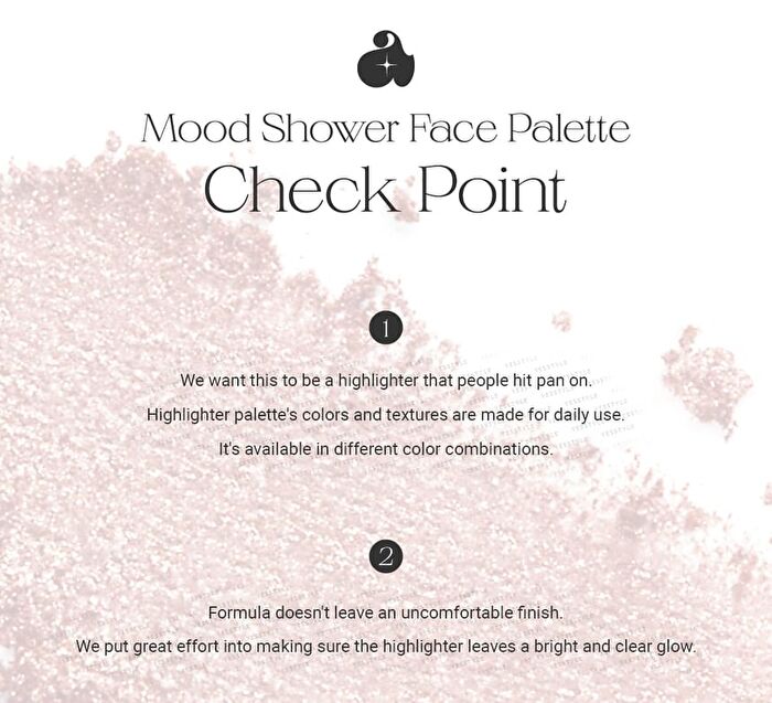 Mood Shower Face Palette Highlighter Version - 2 Types - No. 100 Ballerina Shower