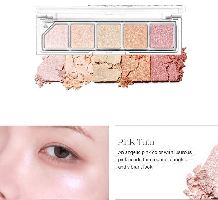 Mood Shower Face Palette Highlighter Version - 2 Types - No. 101 Ballerino Shower