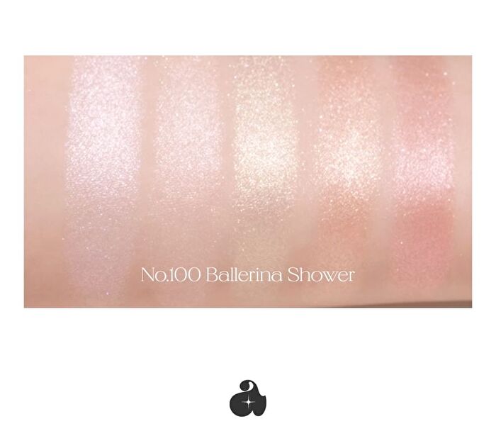 Mood Shower Face Palette Highlighter Version - 2 Types - No. 101 Ballerino Shower