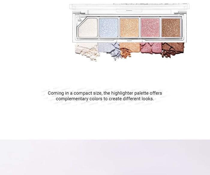 Mood Shower Face Palette Highlighter Version - 2 Types - No. 101 Ballerino Shower