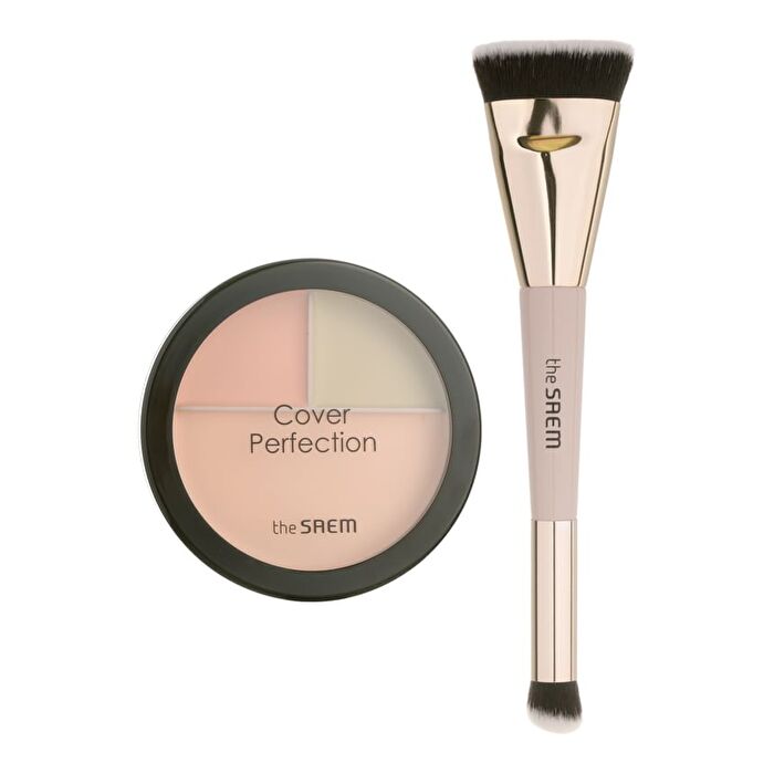Cover Perfection Triple Foundation Balm Set - #1.5 Natural Beige